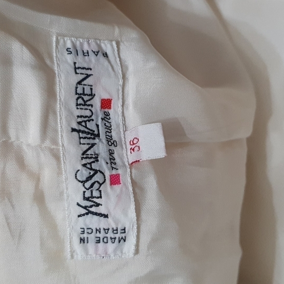 Yves Saint Laurent Rive Gauche Textured Blazer Jacket - Picture 3 of 8